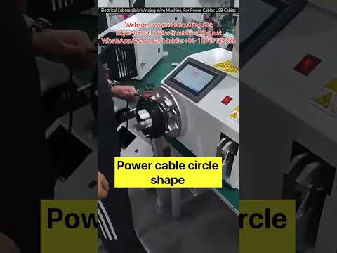 Electrical Submersible Winding Wire Machine for Power Cables and USB Cables