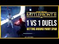 Battlefront 2 Lightsaber Duels | How To Beat PARRY Spammers | Battlefront 2 Gameplay