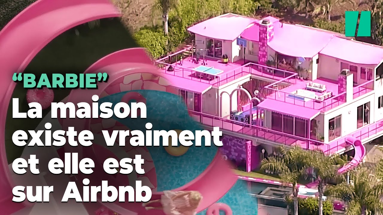 La maison de « Barbie » est sur Airbnb (et le toboggan va vraiment de la  chambre à la piscine) 