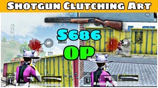 Shotgun Clutching Art | How to Clutch with Shotgun | S686 OP | Squad Wiper Gokul
