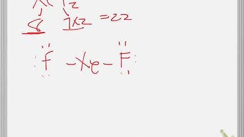 Electron Geometry of XeF2