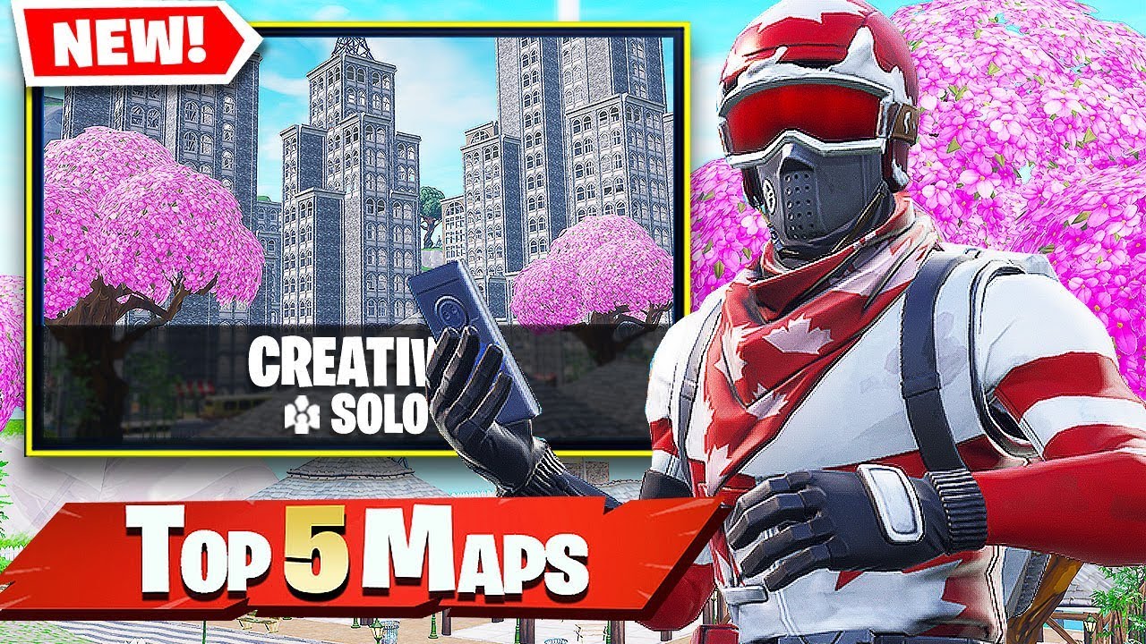 New Top 5 Best Creative Maps In Fortnite Updated Youtube