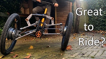 Making of a Reverse Tilting Cargo Trike with Adjustable Geometry #5 - Full Build