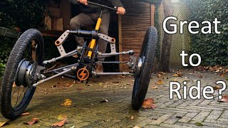 Making of a Reverse Tilting Cargo Trike with Adjustable Geometry #5 - Full Build