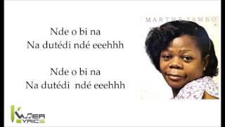 MARTHE ZAMBO - Malea Ma Muto [ Paroles - Lyrics]