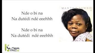 MARTHE ZAMBO - Malea Ma Muto [ Paroles - Lyrics]