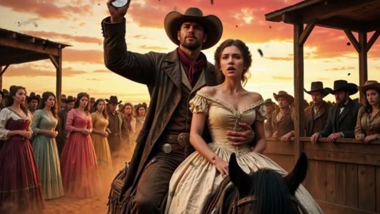 „Sie war die letzte Braut bei der Grenzstadt-Auktion – bis ein gebrochener Cowboy die Hand hob.“