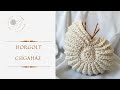 Horgolt csigaház - Crochet ammonite shell