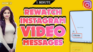 How To Rewatch Instagram Video Messages 2024 | Skill Wave
