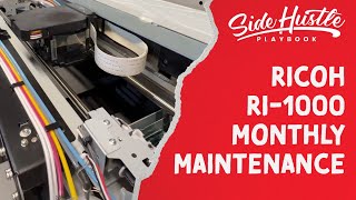 Expert Printer Maintenance Tips for Your Ricoh RI-1000 DTG!