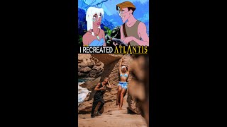 I Recreated Disney's Atlantis For A Photoshoot - Part 1 🔱 #Bikinishoot #Bikinimodel #Modelshoot