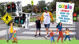 How To Cross The Road Safely With Ozzie | Stop, Look, Listen, Think | Road Safety For Kids
