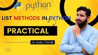 List Methods in Python in urdu/hindi with example #python #programming #lwd #learnwithdanial
