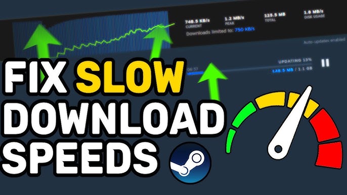 How to fix slow download speeds on Steam