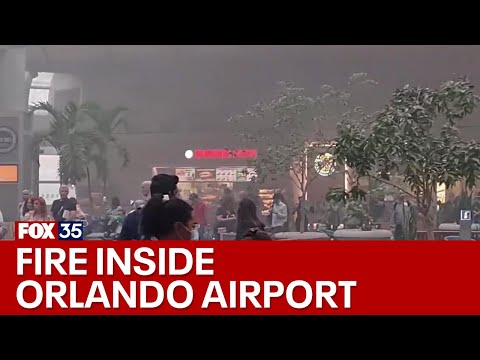 Fire breaks out at Orlando International Airport