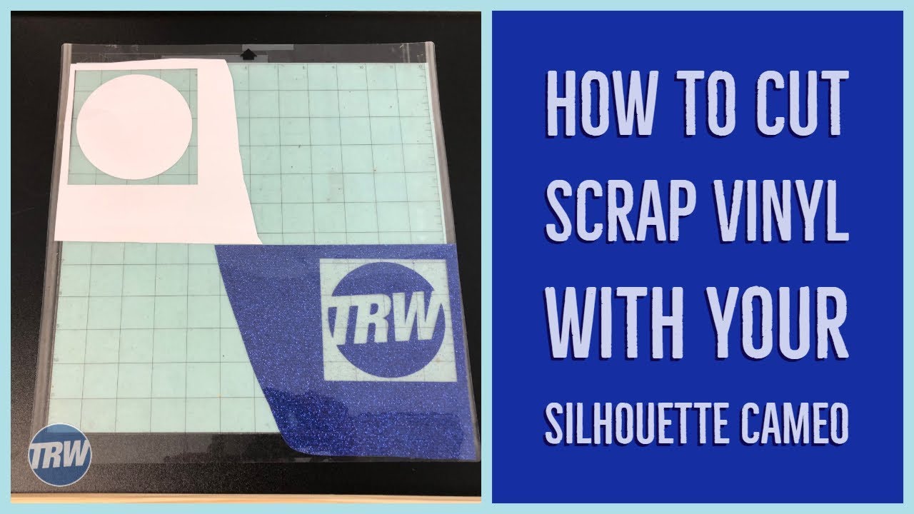 How to Cut Scrap Vinyl With Your Silhouette CAMEO - YouTube