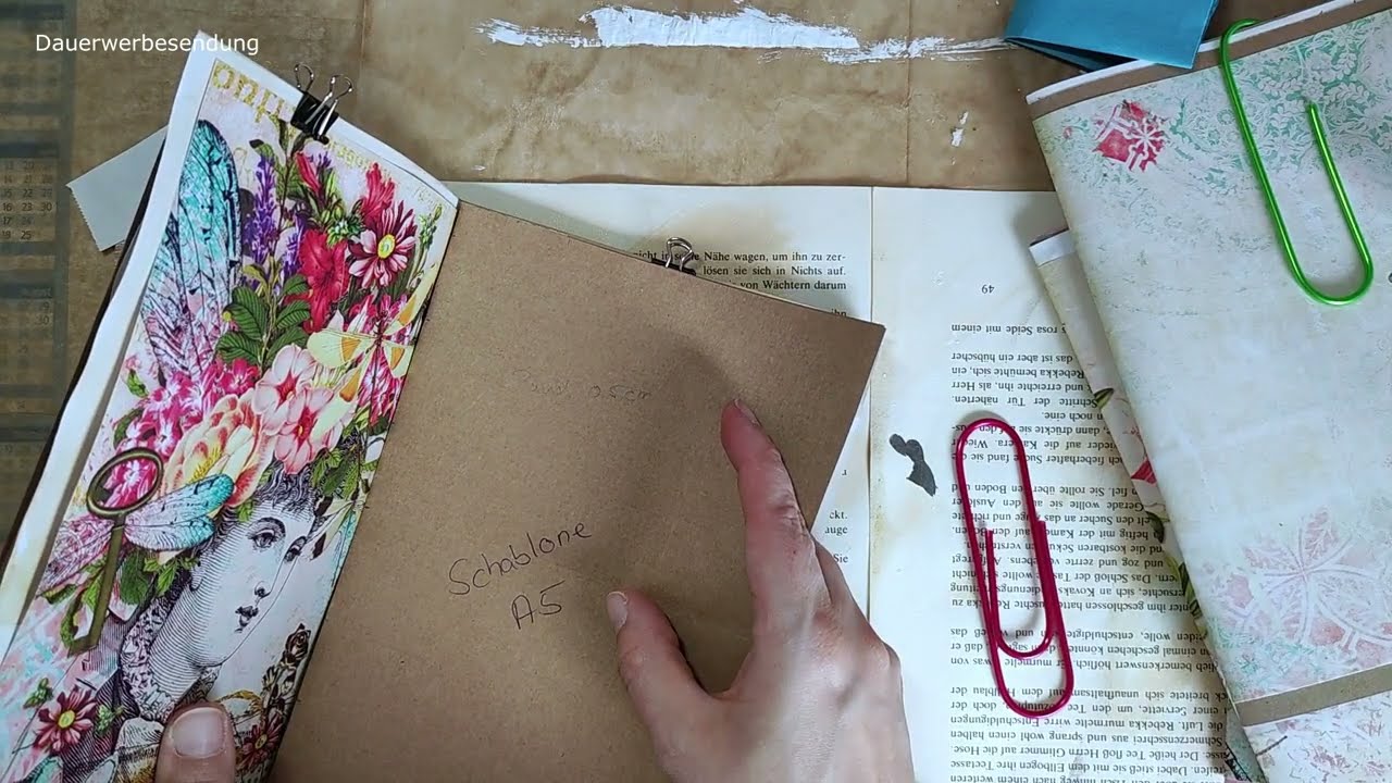 Tutorial / Anleitung / Wie mache ich ein Junk Journal / Teil 1