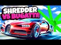 Testing a Bugatti Against a GIANT CAR SHREDDER in BeamNG Drive Mods!