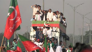 Pakistan's ousted Imran Khan demands new elections at mass rally in Islamabad | AFP