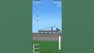 Rocket accuracy test #spaceflightsimulator #sfs #shorts