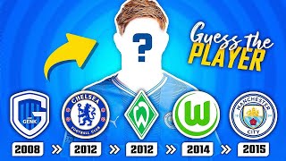GUESS THE PLAYER BY THEIR TRANSFERS//FOOTBALL QUIZ 2024