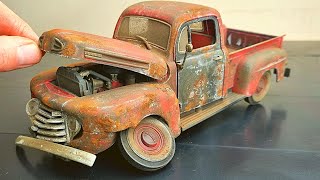 Restoration Ford F1 PickUp 1948  Abandoned Model Car