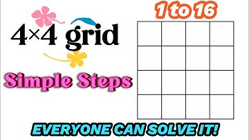 Mastering the 4x4 Grid: Easy Steps to Solve with Precision!