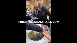 Tim Robbins signs autographs for Prime Time Signature