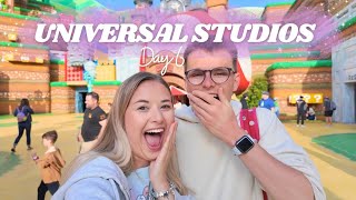 FIRST TIME at UNIVERSAL STUDIOS HOLLYWOOD 😱 | Early entry, Toadstool Cafe review, rides, City Walk Profile