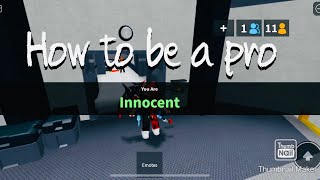 How to become a pro innocent in roblox MM2!