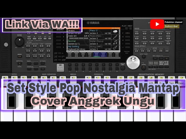 Set Style Pop Nostalgia Anggrek Ungu Link Via WA class=