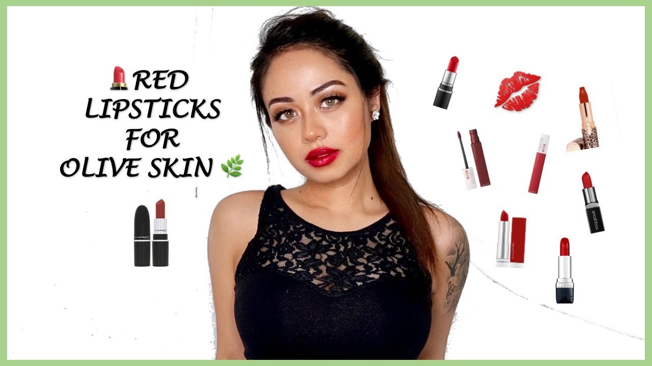 Red Lipsticks For Olive Skin