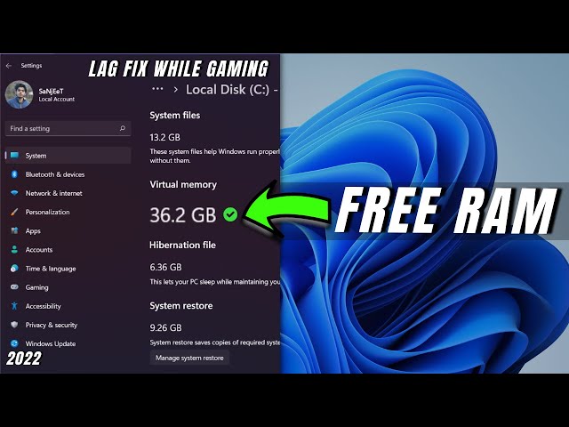 How to Increase 36GB RAM on PC u0026 Laptop! | Increase Virtual Memory on Windows 11 for Gaming - 2024 class=