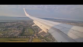 (HD) Arriving At Dublin With Ryanair - EI-EGA