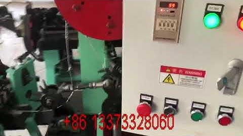 Africa Popular Straight and Reverse Twist Barbed Wire Making Machine