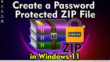 How Create a Password Protected ZIP File in Windows 11