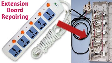 How to Repair Extension Cord Wire| Extension Board Ghar Me Repair Kare| Repair Multi Plug at Home