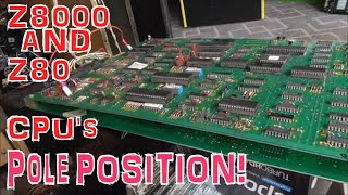 Atari Pole Position PCB Repair - It has a Z8000 AND a Z80??? - Let's Check Out The Schematics!
