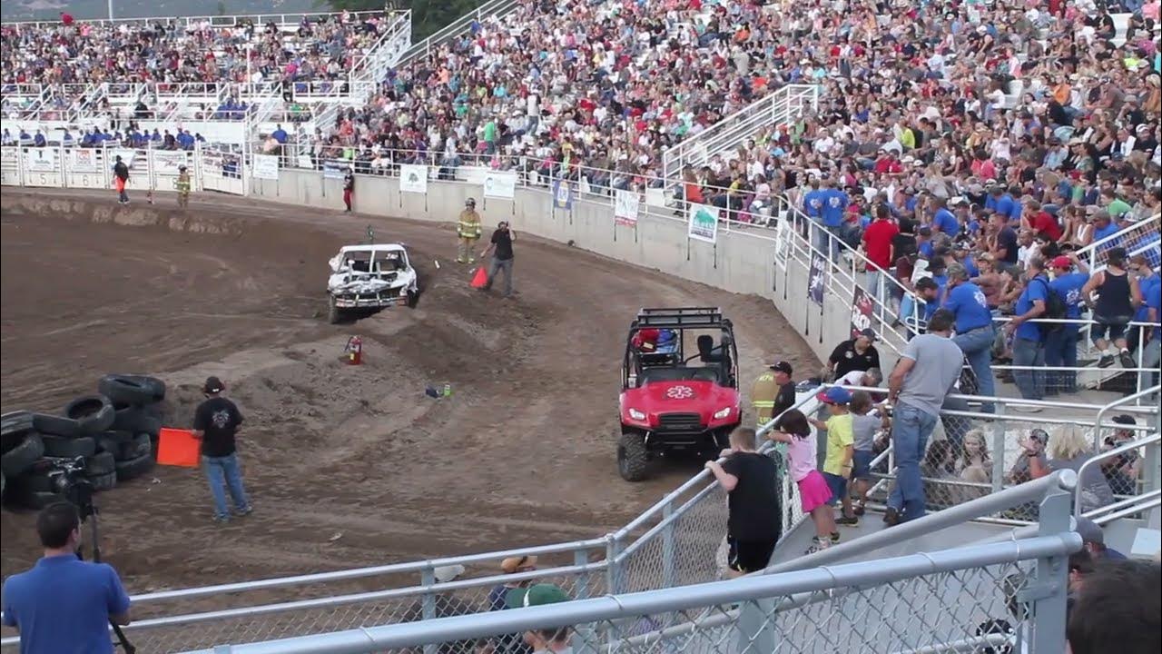 Nephi Demolition Derby Big Hit YouTube