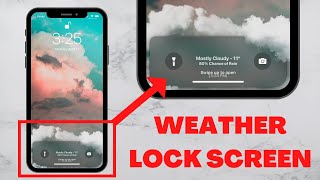 How to Customize Your Lock Screen! - WEATHER On Your Lock Screen by iProHackr 3,025 views 2 years ago 4 minutes, 39 seconds