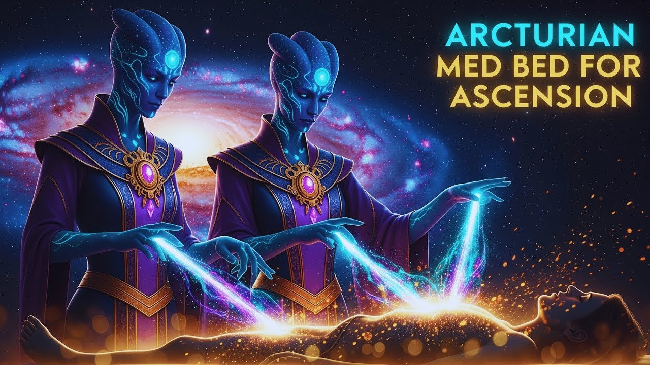 ARCTURIAN MED BED FOR ASCENSION 🛏️ 528Hz Healing Codes for Deep Transformation & Soul Evolution