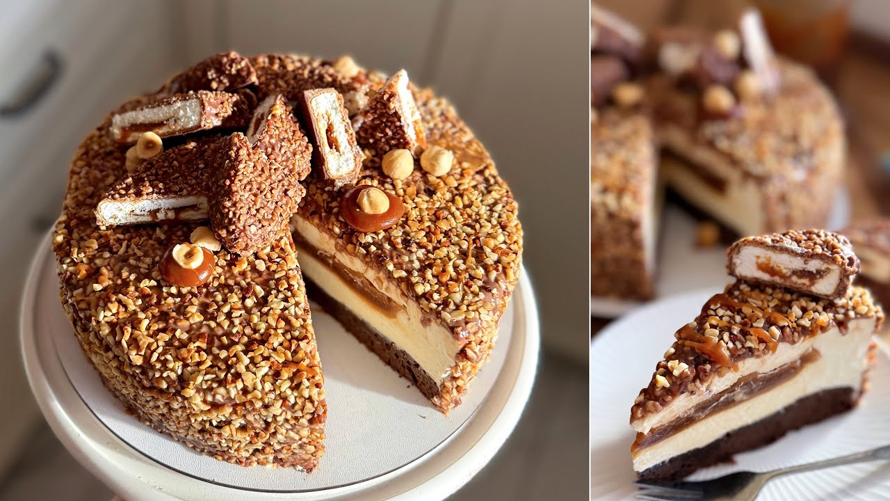 KINDER MAXI KING TORTA😱🍫🌰 - egyszerű es extra látványos! - BebePiskóta 