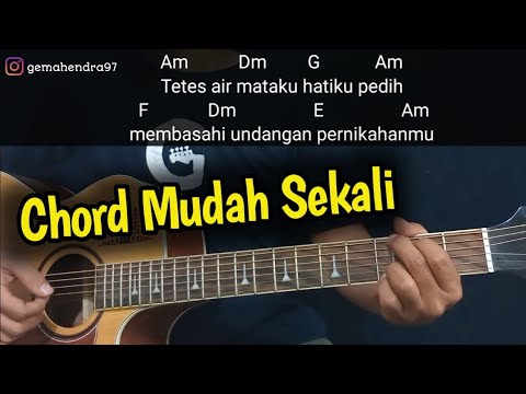 Kunci Gitar SURAT UNDANGAN Poppy Mercury Chord Gampang