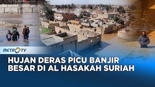Banjir Sungai Khabur Rendam Permukiman Warga Suriah
