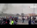 MLOLONGO ON FIRE AS ANGRY PROTESTERS DESTROY EXPRESSWAY!!