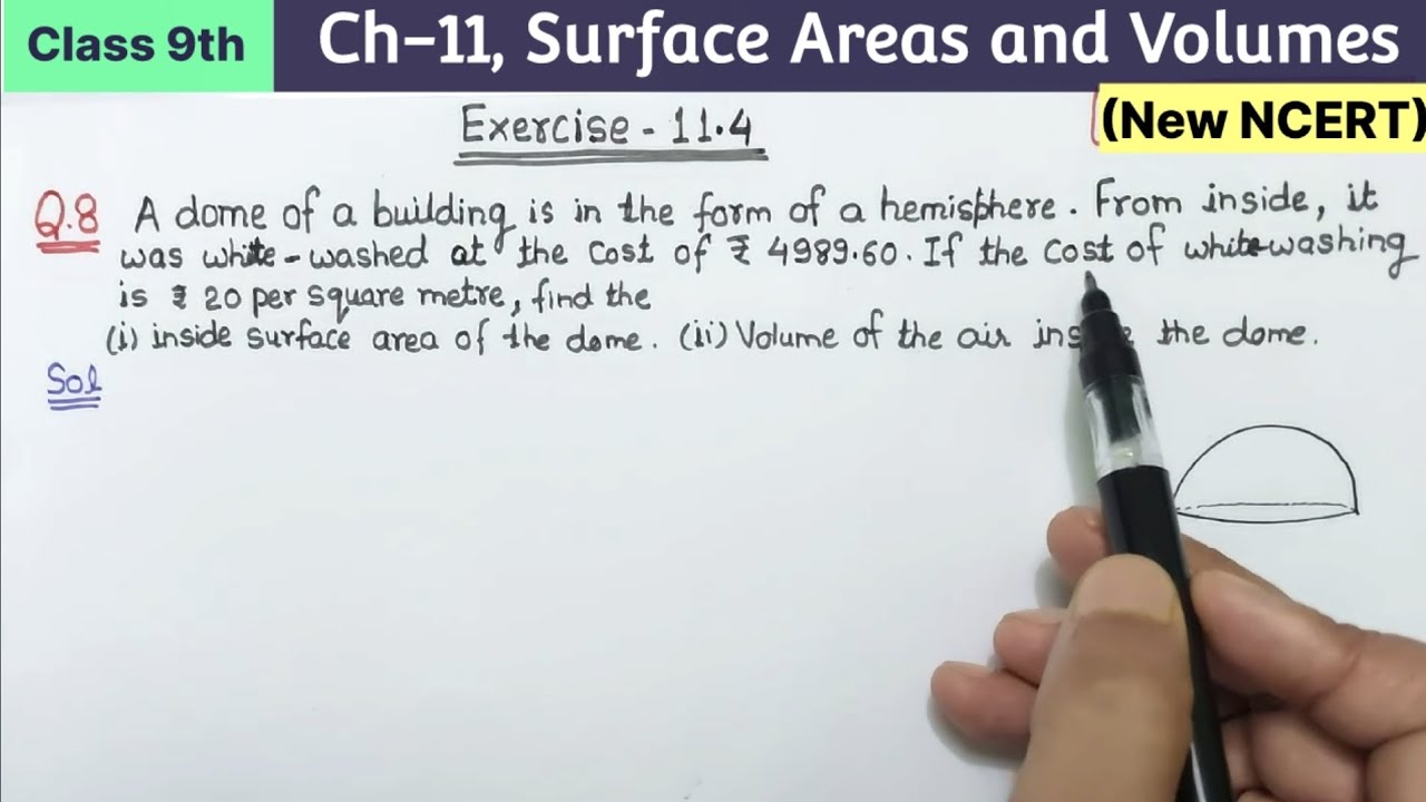Class 9th Chapter 11 Surface Areas and Volumes Exercise 11.4 Question 8 ...