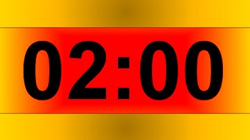 2 Minute (120 seconds) Countdown Timer