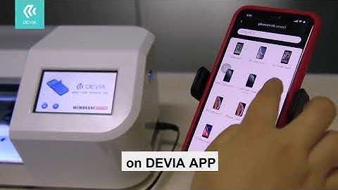 Devia Cutting Plotter Operation Video 3 How to use the cutting plotter