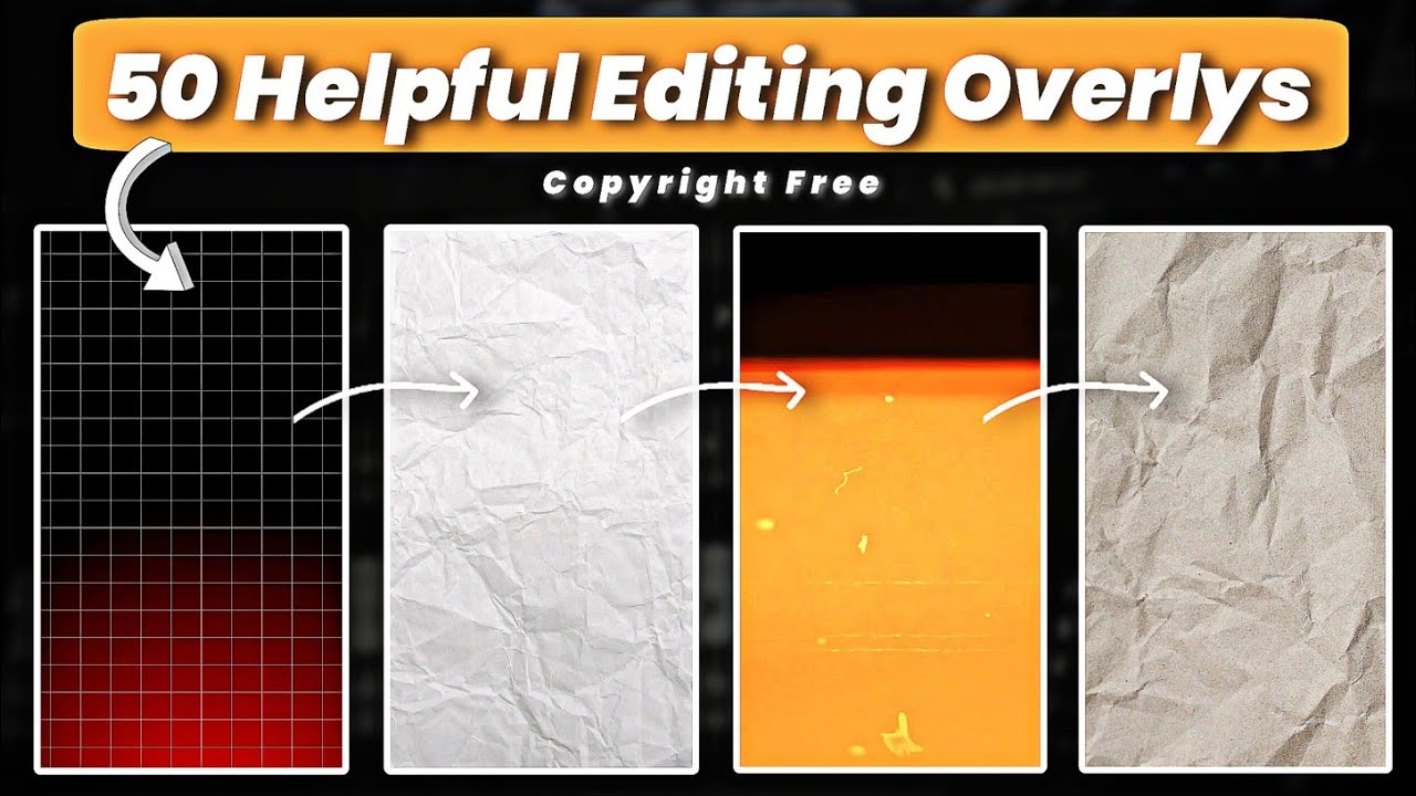 Normal Editing Overlay 50 Helpful Overlays For Editing! 🔥 Overlays Pack 2025 For Video Editing ...