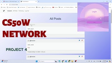 Network | CS50W | Project 4
